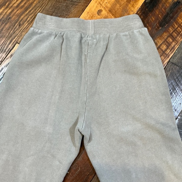 NSF Rusty Side Slit Flare Pants Pale Grey Women’s XS | Lounge Fleece Sweatpants - Picture 6 of 10